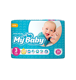 پوشک سایز 3 (38عددی) مای بیبی